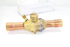 SPORLAN EBVT-1090 REFRIGERATION BALL VALVE W/ PRESSURE RELIEF 1-1/8" ODF 502042