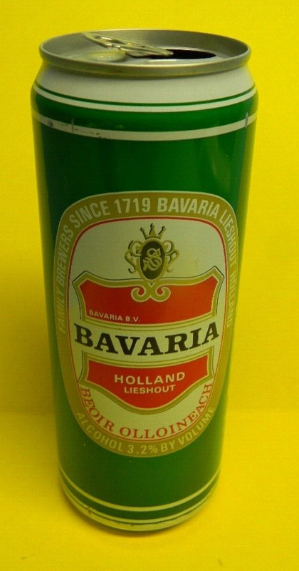 VINTAGE 1993 BAVARIA LIESHOUT HOLLAND 500ML DUTCH LAGER BEER CAN GERMANY