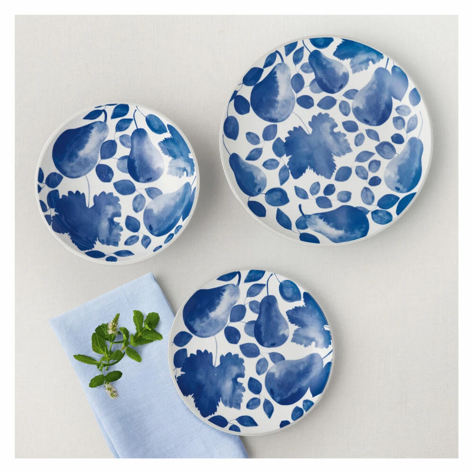 Maxwell & Williams GIVERNY Assiette bleue Assiette plate Porcelaine Ø 26.5cm - Photo 2/3