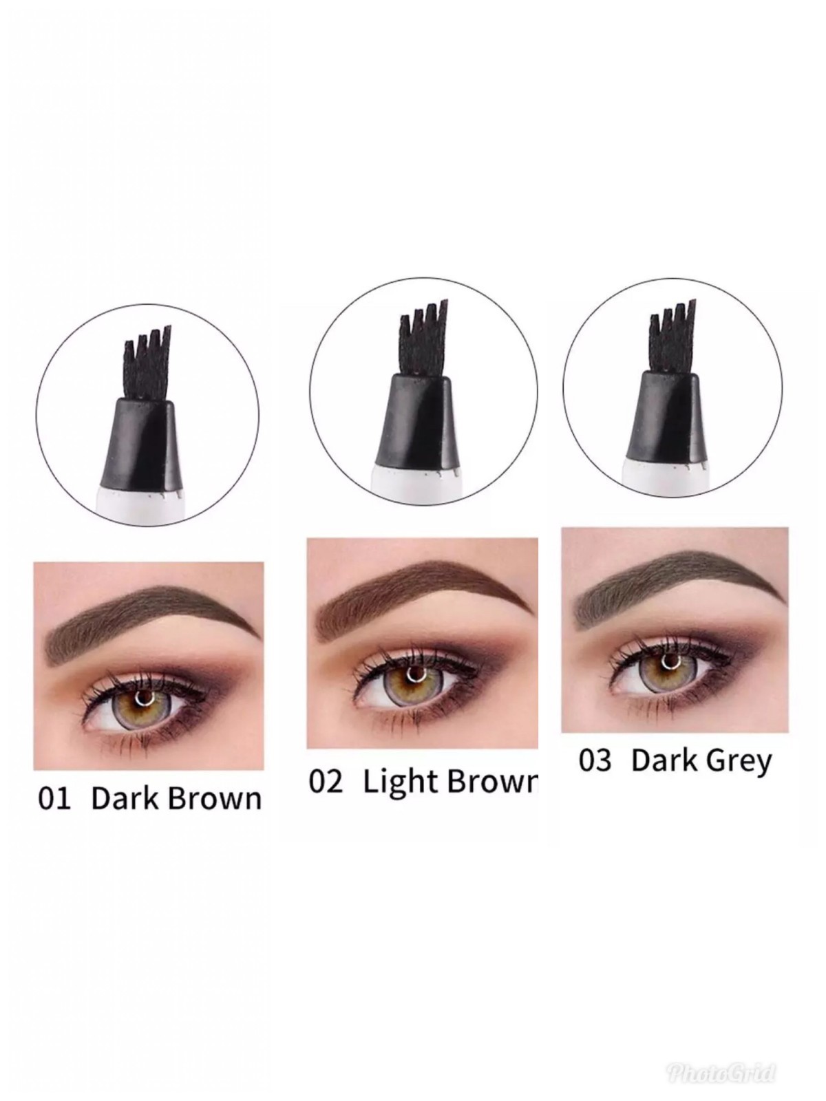 2Pcs Patented Microblading Tattoo Eyebrow Ink Pen Eye Brow Makeup ...