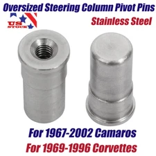 2pcs Oversized Steering Column Pivot Pins For 1969-96 Corvettes,69-96 Chevy GMC