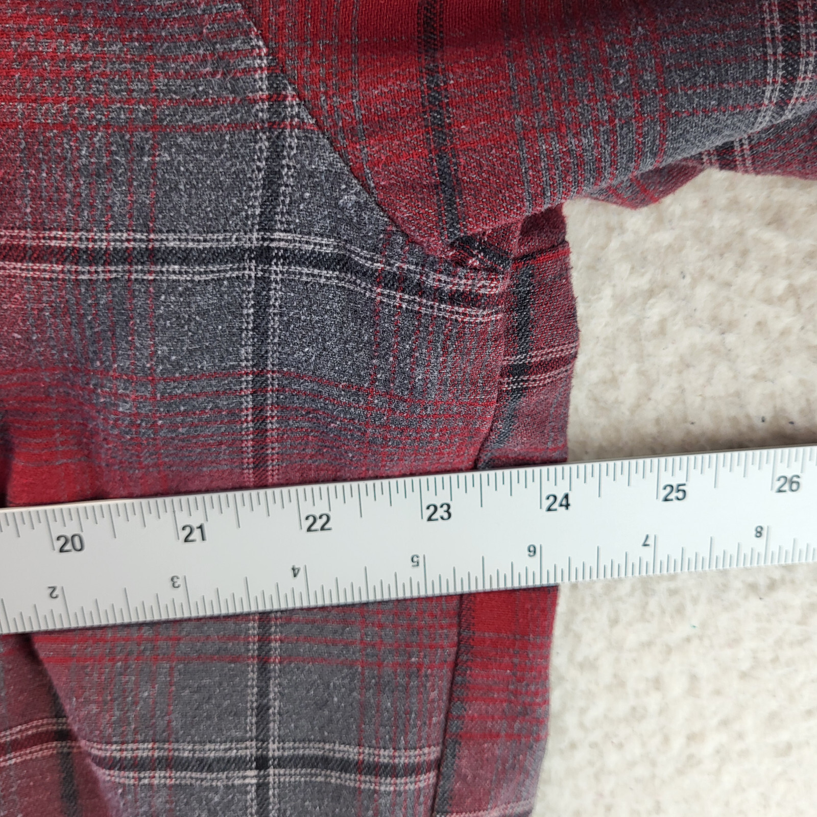 Rugged Elements Shacket Mens Large Red Fleece Lin… - image 13