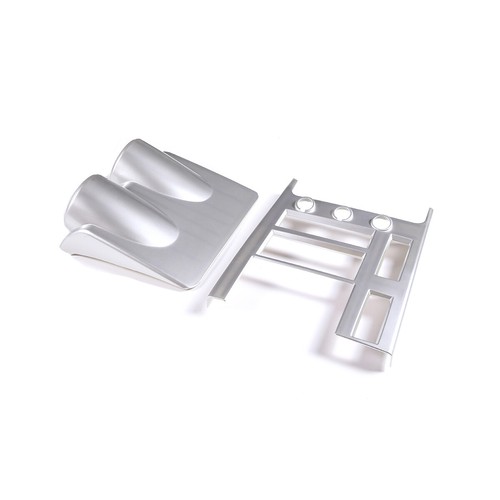 Decorative ABS Silver Center Console Panel Frame Trim Kits For Hummer H2 2003-07 - Picture 8 of 9