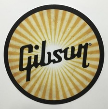 Gibson Guitar Worn Sunburst 7" Tin Sign