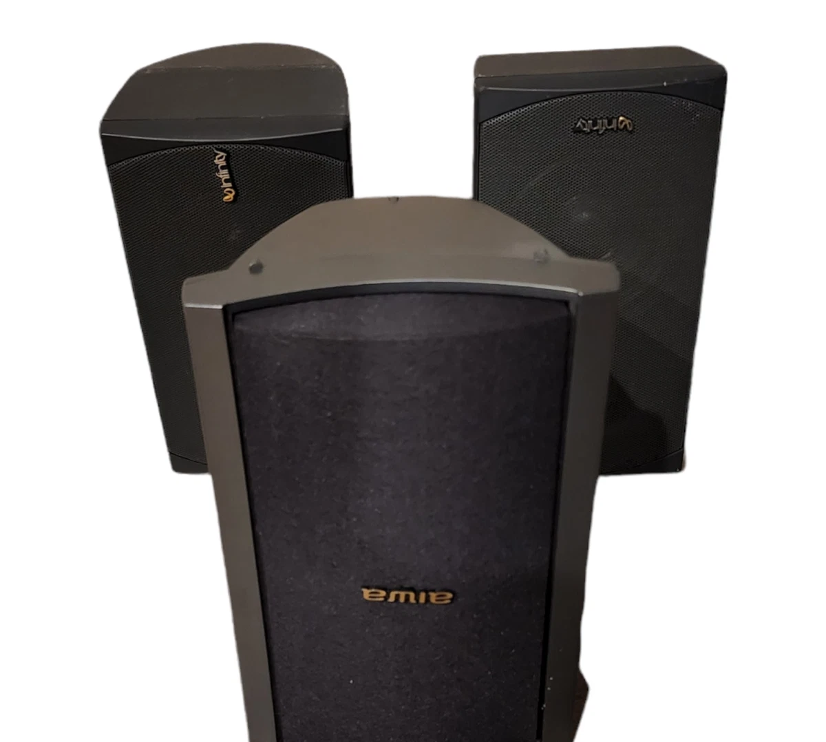 Aiwa surround hotsell sound speakers