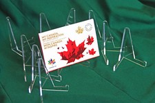 ONE large plastic easel (stands) display your coins: find out how to ship free