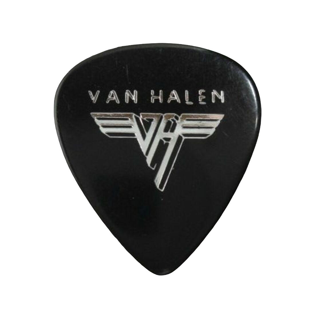 Eddie Van Halen Model Guitar Pick About 40 years ago black