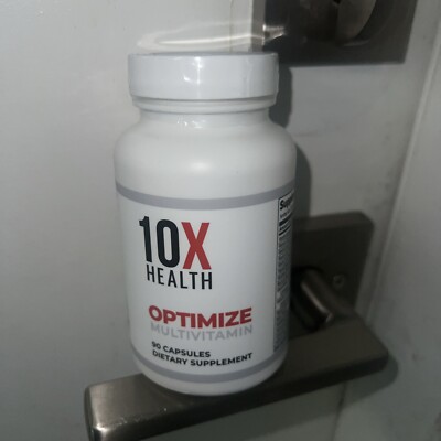10X Health Optimize  Multivitamin 90 Capsules Exp 07/26