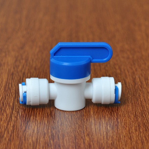 5* 1/4" Ball Valve Inline Tap Quick Connect Push For RO Water Reverse Osmosis ## - Picture 9 of 12
