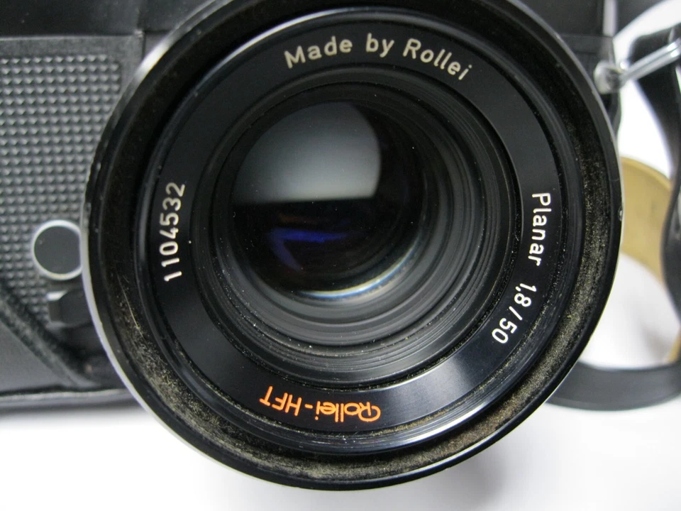 Cuerpo de cámara fotográfica Rolleiflex SL35M 35 mm SLR con lente plana 50 mm F1,8 ¡FUNCIONA! Foto 3 de 4