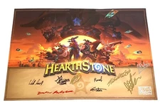 BlizzCon 2023 Hearthstone SIGNED POSTER Art PRINT  - Blizzard Fireside Gathering