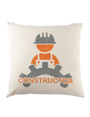 Constructor I Dekokissen Housebuilder Bricklayer Brickie Mason Homebuilder