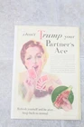 Vintage Coca-Cola Ad Print "Don't Trump your Partner's Ace" 1933
