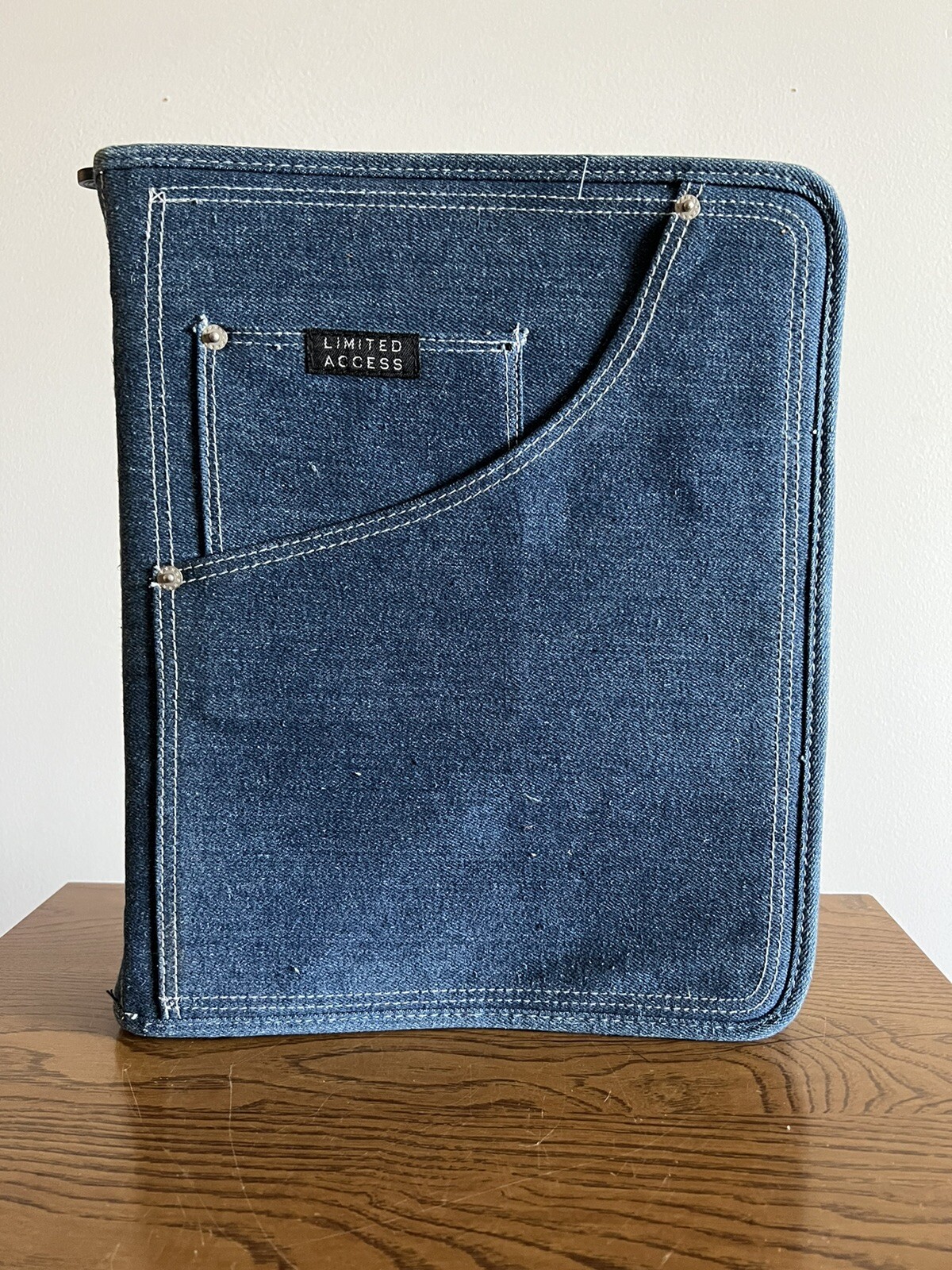 Limited Access Binder Denim Blue Jeans 3 Ring Planner 2 Inch eBay
