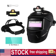 Auto Darkening Welding Mask Helmet ARC TIG MIG Grinding US USB Powered Welders