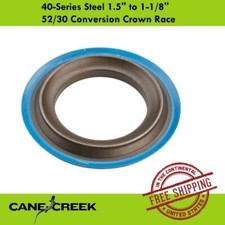 Cane Creek 40-Series Steel 1.5" to 1-1/8" 52/30 Conversion Crown Race