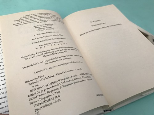Ellen DeGeneres books My Point... And I Do Have one + Seriously... I'm Kidding - Picture 4 of 8