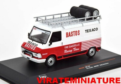 IXO 1/43 - Fiat 242 Assistance Rallye Bastos Texaco 1987 - Lancia 037 Delta