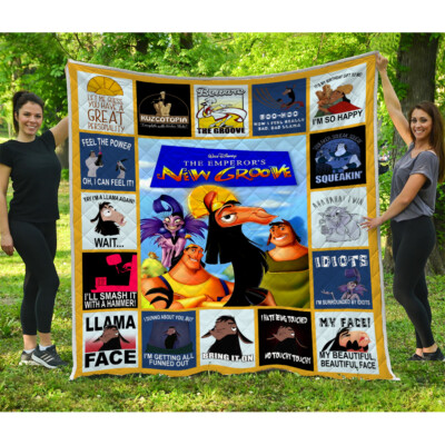 The Emperor's New Groove Quilt, Cartoon Movie Quilt Blanket