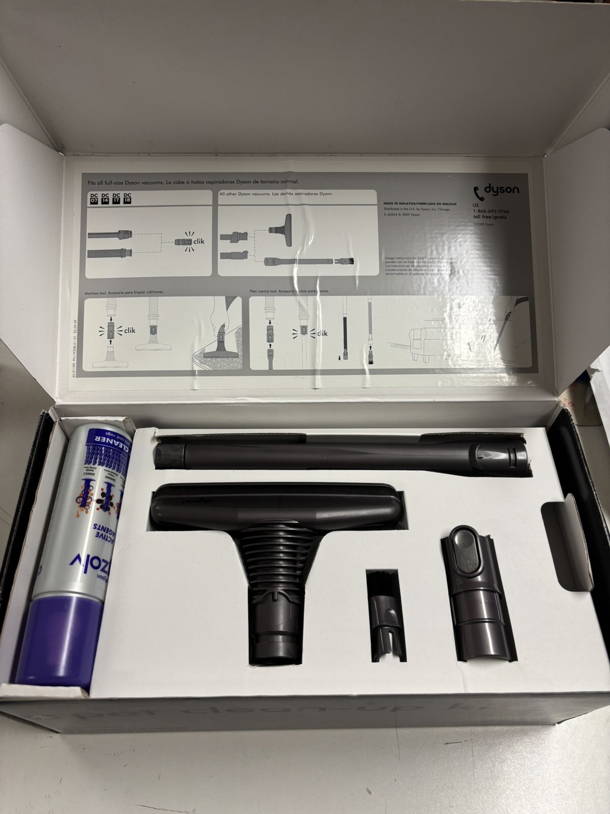 Dyson Pet Vacuum Kit with Carpet Cleaner Crevice and Mattress Tools-image