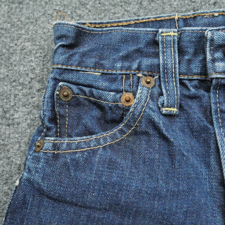 Pantalones de mezclilla vintage Levis Big E para niños pequeños talla 0 azules para niños jóvenes Foto 4 de 4
