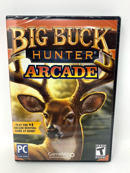 Big Buck Hunter Arcade PC Video Games New Sealed Free Shipping Moose Elk Deer