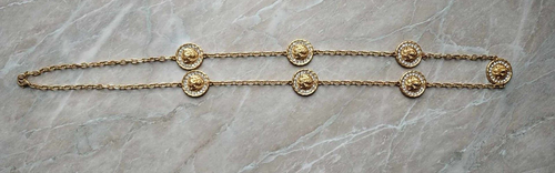 Chanel necklace vintage.1994. lion head - Picture 10 of 11