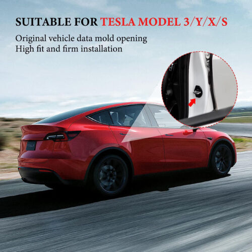 4 piezas cubiertas protectoras de cerradura de puerta Tesla Model 3 Y - Imagen 5 de 9