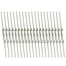 20 X Magnetic Glass Reed Switch 2 x14 mm Normally Open N/O 2-Pin Low Voltage US
