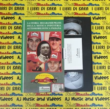 VHS cartonata FERRARI LA STORIA DEI GRANDI PILOTI DELLA MITICA INDUSTRIA (F207)