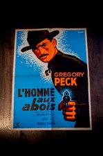THE GUNFIGHTER Gregory Peck French Medium Vintage Movie Poster Original R1970