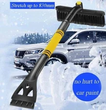 3-in-1  Extendable Car Ice Scraper, Snow Brush/Remover