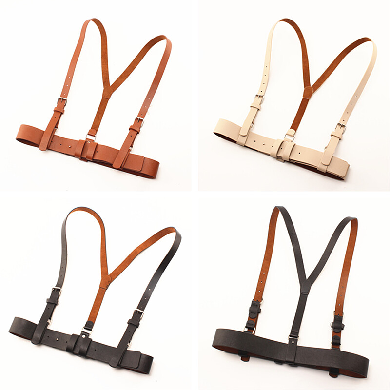 PU Faux Leather Waist Belt Body Harness Adjustable Strap  display picture 3