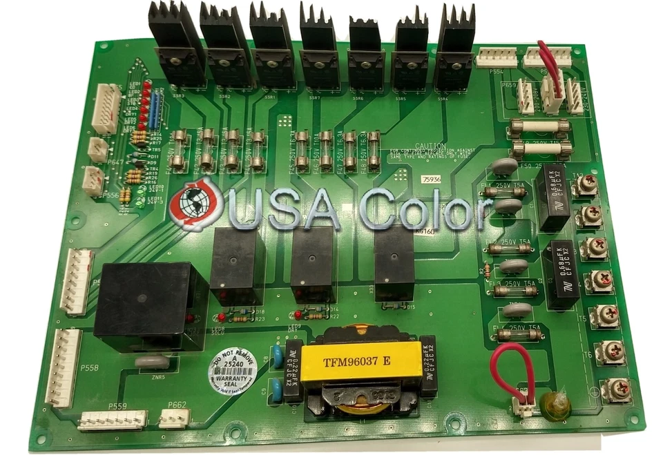 PCB relé principal Noritsu J390976 para serie 30xx,33xx Foto 4 de 4