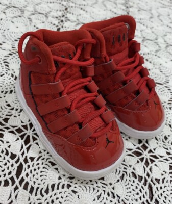 Nike Air Jordan Max Aura Red Running Shoes Sneakers CQ9600-600 Toddler Size 4C