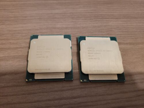 Lot of 2 Intel Xeon E5-2603 v3 1.6 GHz 15MB SR20A LGA 2011-3 CPU Processor - Picture 1 of 1
