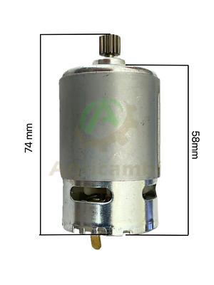 Motore Di Ricambio Per Mini Motosega A Batteria TANIASHOP DC550 Doppia Corona 12 E 14 Denti - Foto 2