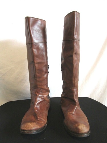Vince Camuto Keaton Brown Leather Tall 