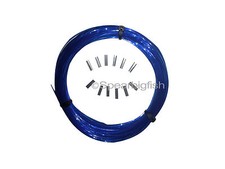 SPEARGUN MONO COIL 100ft 400 w/ 12 pcs CRIMPS, BLUE