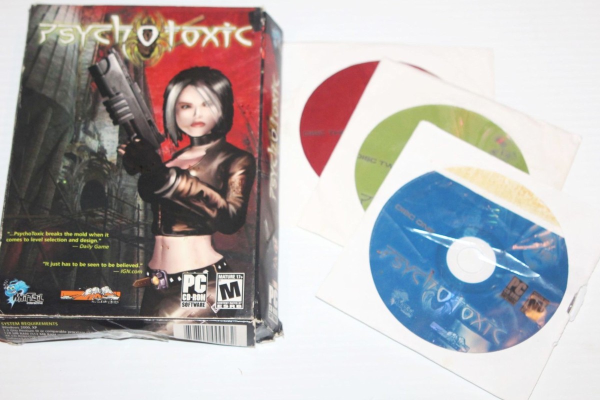 コンパクトレトロPC Windows XP Vintage Computer PC Windows XP Video Game Psychotoxic 2005 CD-Rom