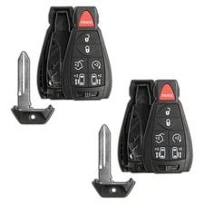 2 Key Fob Remote 7b Shell Case Replacement for Jeep Dodge Chrysler VW IYZ-C01C