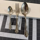 Set Of (3) INTERNATIONAL "JOAN OF ARC" STERLING SILVER .925 Flatware , 144 grams