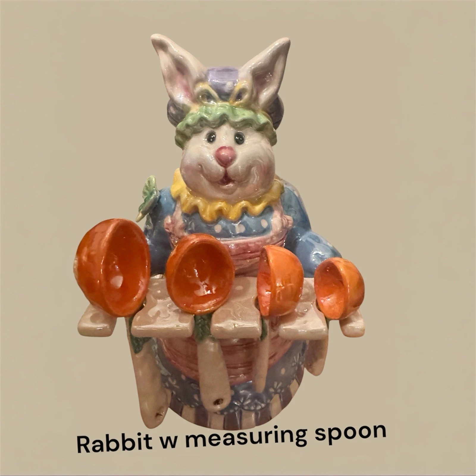 Vintage Ganz Rabbit W Measuring Spoons