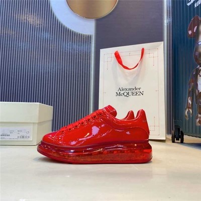 Alexander McQueen Men Red Air Cushion Shoes