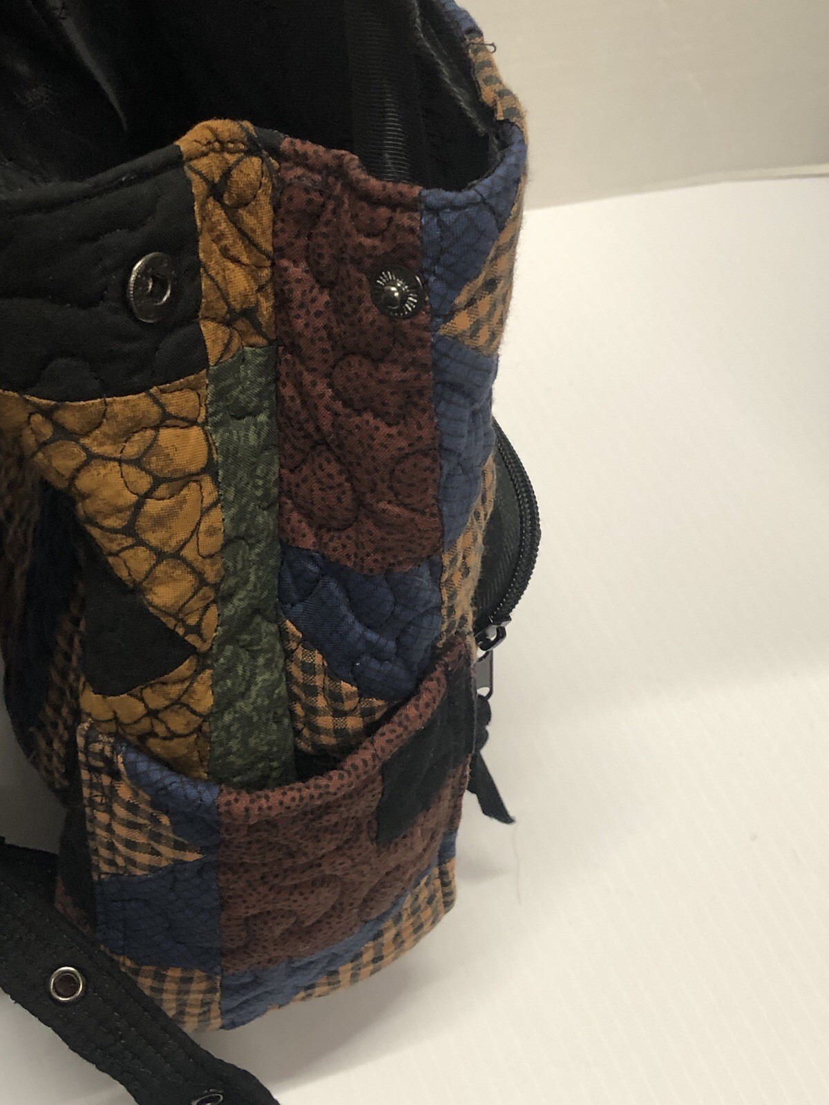 Quilted Patchwork Style Backpack/Purse Donna Sharp - image 9