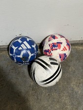 Adidas MLS Soccer Training Balls Lot Of 3 Used Soccer Balls All Size 4 