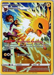 Jolteon TG04/TG30 Brilliant Stars Trainer Gallery Ultra Rare Holo