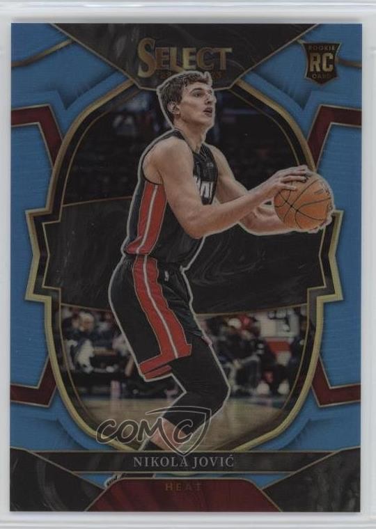 2022-23 Panini Select Concourse Light Blue Prizm 192/299 Nikola Jovic #91 0r5a