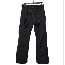 Dare2B Black Waterproof Insulated Snow Pants Overalls Youth 11/12