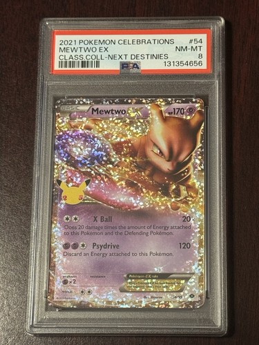 Mewtwo-EX graded PSA 8 for sale on eBay